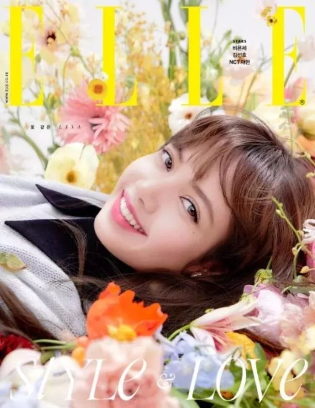韩国女团BLACKPINK成员LISA拍杂志封面写真