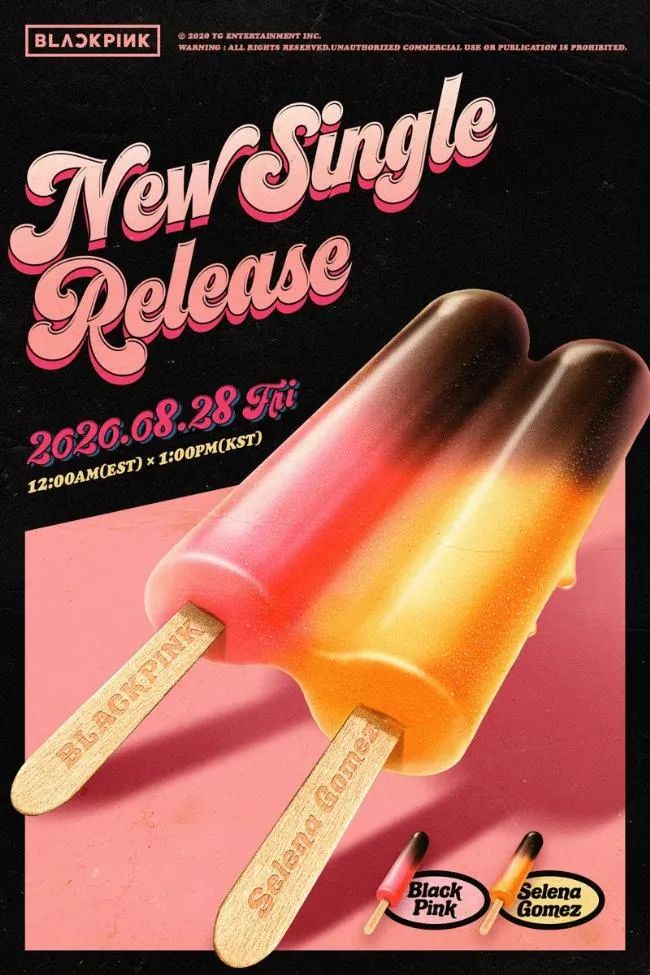 满满的夏日感！BLACKPINK 新曲《Ice Cream》四人四色预告照公开，你最喜欢谁的新造型呢？