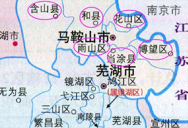 马鞍山各区县人口一览：花山区45.1万，含山县33.66万