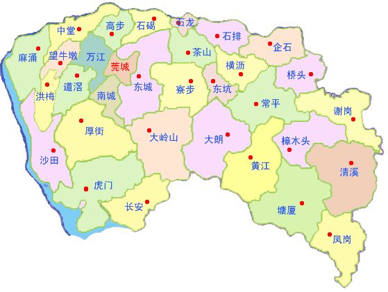 一个连市辖区都没有的地级市：广东省东莞市仍稳居百强市的24位