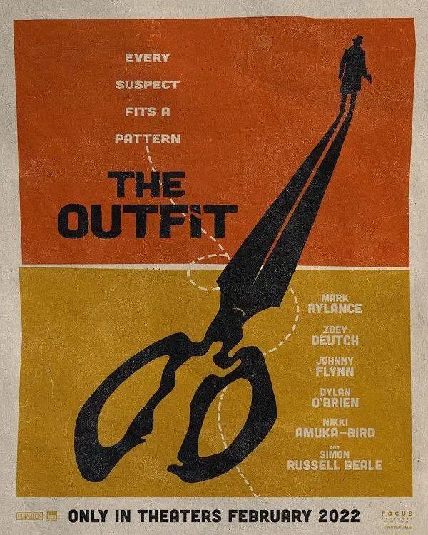 马克·里朗斯 新电影《誓不低头》（The Outfit）2月25日上映。