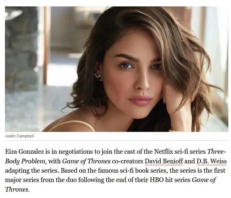 《三体》英文版影视改编权去年被Netflix成功买下，现在进入选角阶段