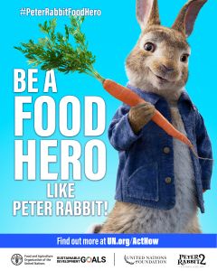 《彼得兔》主创团队和联合国一同寻找“食物英雄”