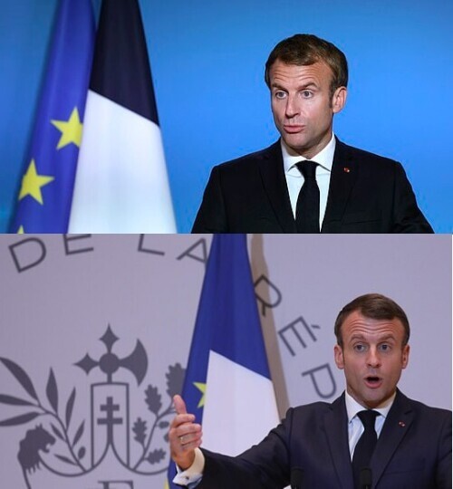 外媒：法国国旗三块颜色有一块被马克龙改了