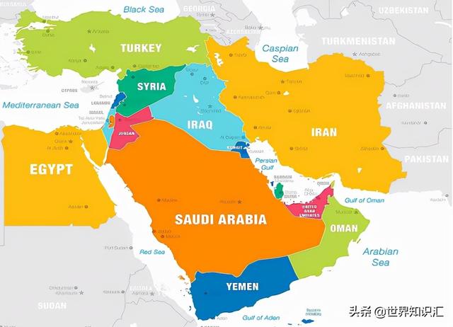 中东的地图怎么画（中东的地图）