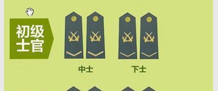 文职军衔等级肩章排列图片中国人民解放军（文职军衔等级肩章排列图片）