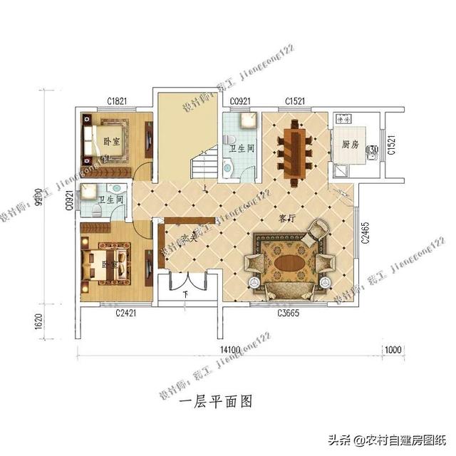 新农村户型设计图（农村别墅设计图纸及效果图大全）