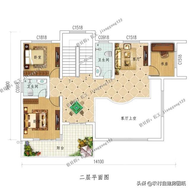 新农村户型设计图（农村别墅设计图纸及效果图大全）