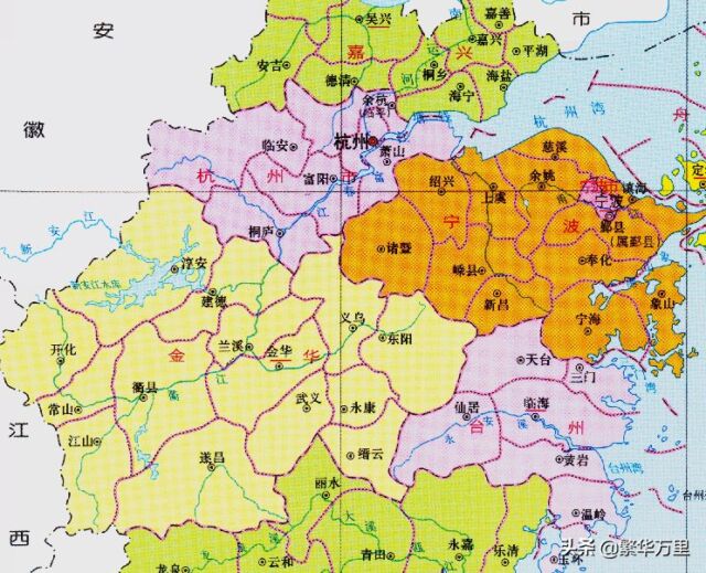 浙江省的区划调整，11个地级市之一，金华市为何有9个区县？