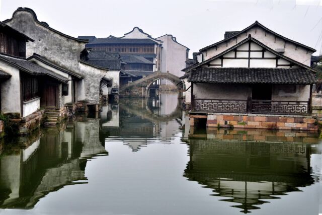 乌镇，江南水乡古镇，京杭大运河从这穿过