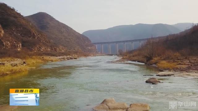 《直通县市》白水：初春洛河风景如画