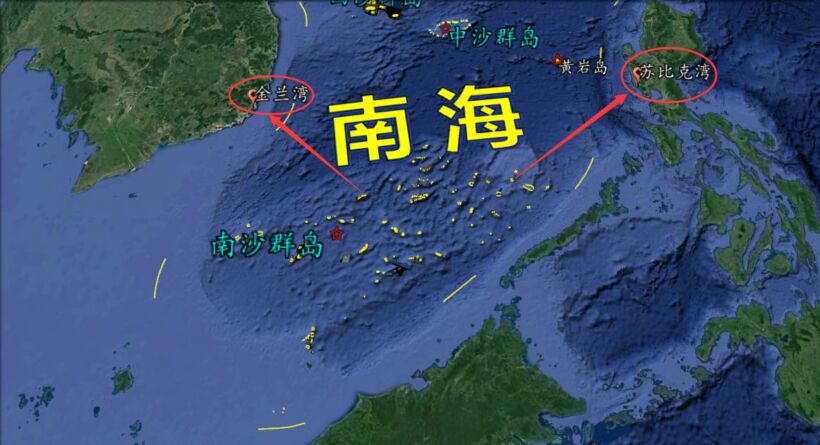 南中国海！中国南海！来看真实的南海