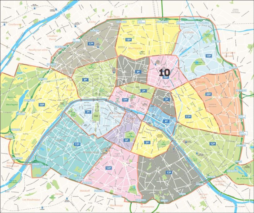 法国冷知识｜巴黎20个区的LOGO你见过吗？