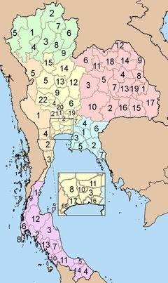 泰国只有51万平方千米，为什么搞出了77个省区？
