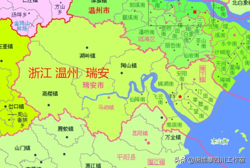 温州乐清17镇、瑞安11镇的变迁：人口、土地、工业…基本统计