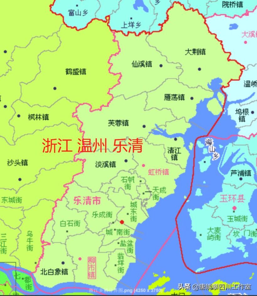 温州乐清17镇、瑞安11镇的变迁：人口、土地、工业…基本统计