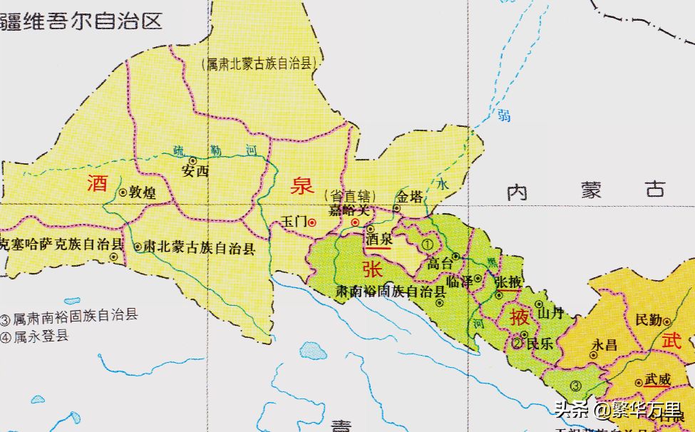 甘肃省的区划调整，12个市之一，嘉峪关市为何没有1个县？