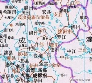 德阳市下辖2区1县代管3市的历史沿革