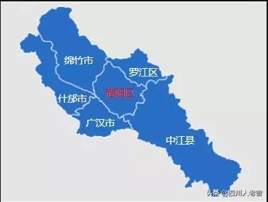 德阳市下辖2区1县代管3市的历史沿革