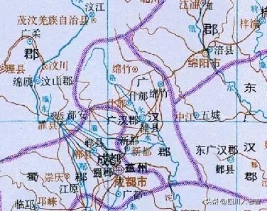 德阳市下辖2区1县代管3市的历史沿革