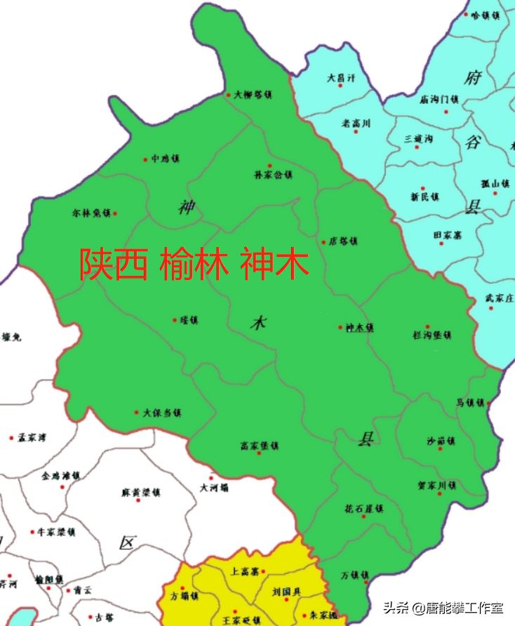 陕西榆林府谷14镇、神木14镇对比：人口、土地、工业…年度统计