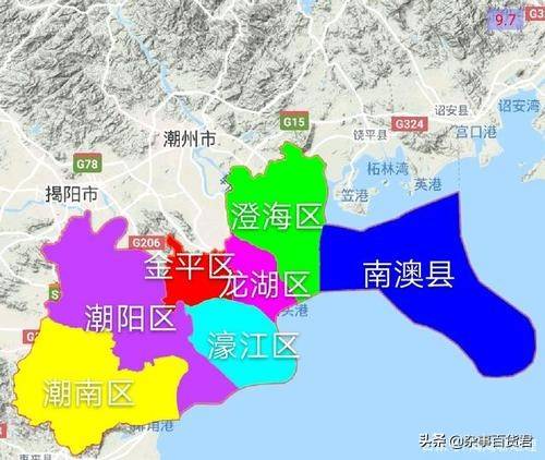 汕头市简介—人口密度超过广东省平均4.5倍