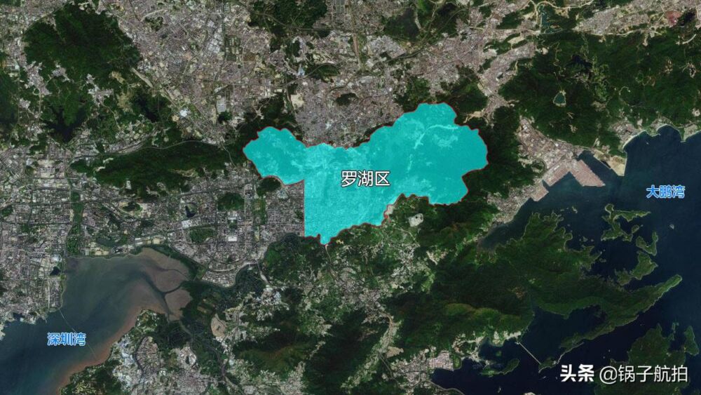 11张地形图，快速了解广东省深圳市的9个市辖区