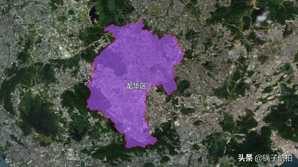 11张地形图，快速了解广东省深圳市的9个市辖区