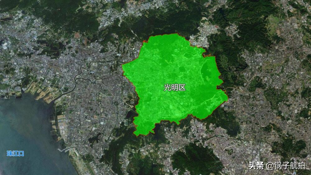 11张地形图，快速了解广东省深圳市的9个市辖区