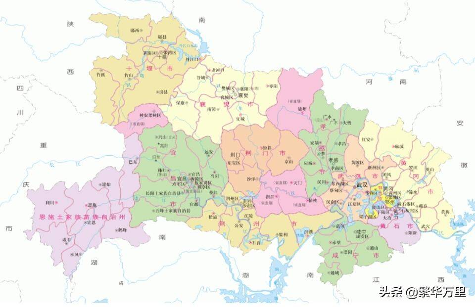 湖北省的区划调整，12个地级市之一，黄冈市为何有10个区县？