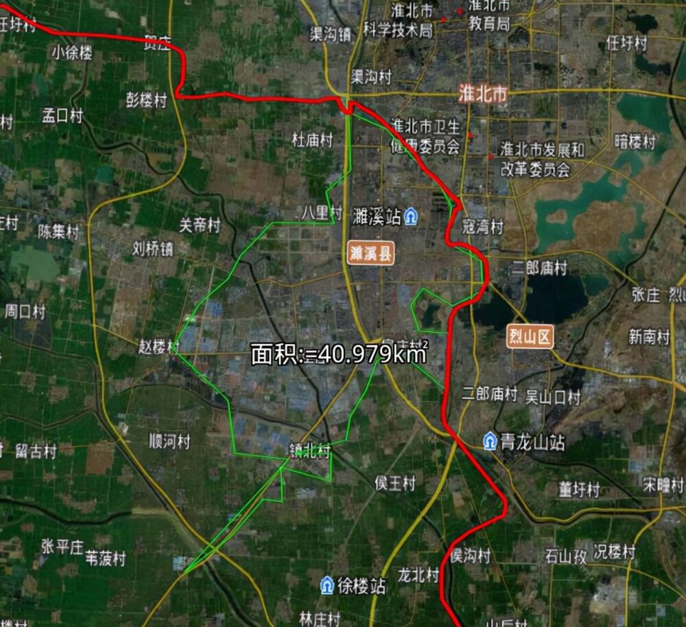实测安徽十强县建成区：肥东县62k㎡，长丰县7k㎡，5个超过40k㎡