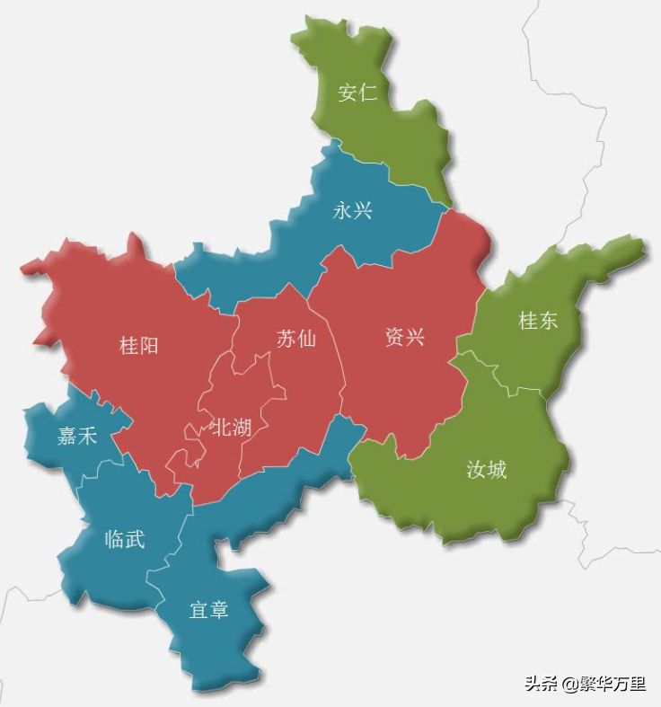 湖南省的区划调整，13个地级市之一，郴州市为何有11个区县？