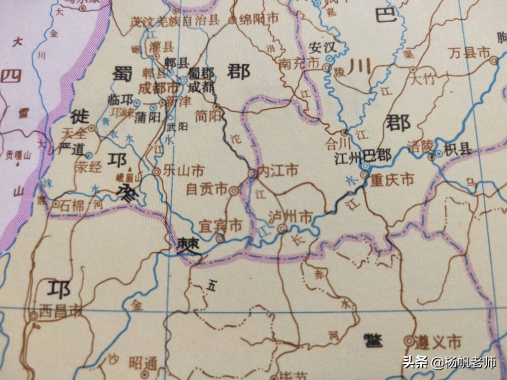 古地名演变：四川泸州古代地名及区划演变过程