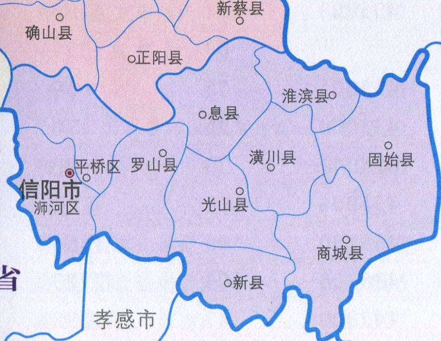 信阳10区县人口一览：平桥区87.56万，淮滨县54.96万