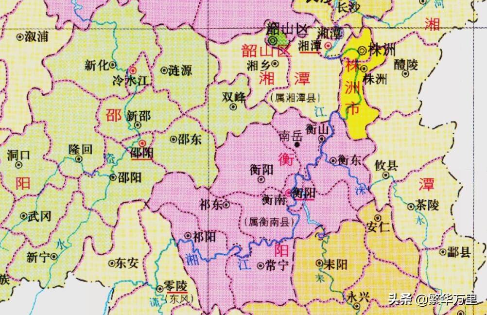 湖南省的区划调整，13个地级市之一，衡阳市为何有12个区县？