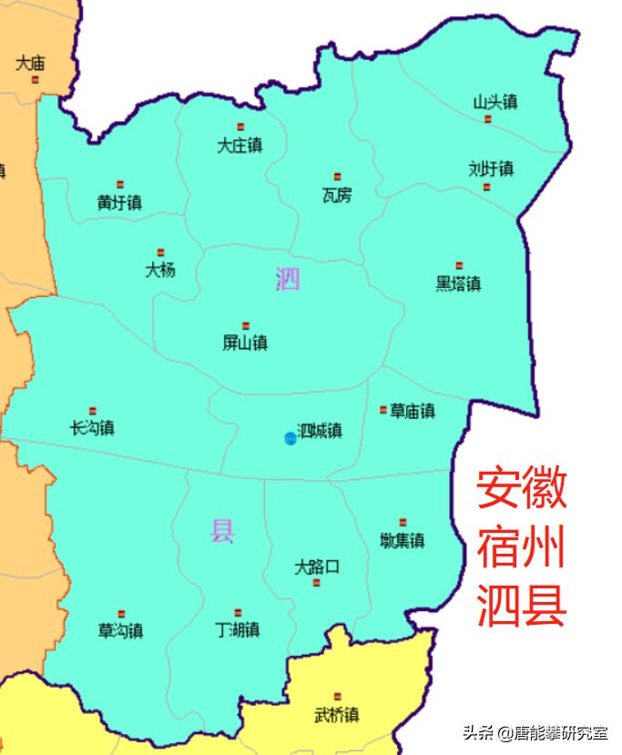 安徽宿州5区县人口、土地、工业年度统计2：砀山、萧县、泗县