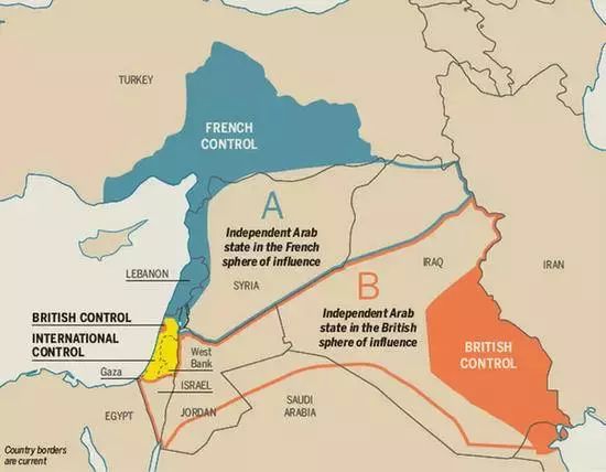 中东国家的国界线为何这么直？