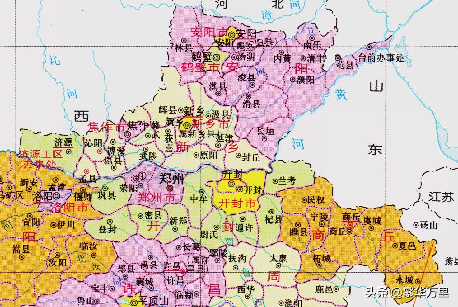 河南省的区划调整，17个地级市之一，焦作市为何有10个区县？