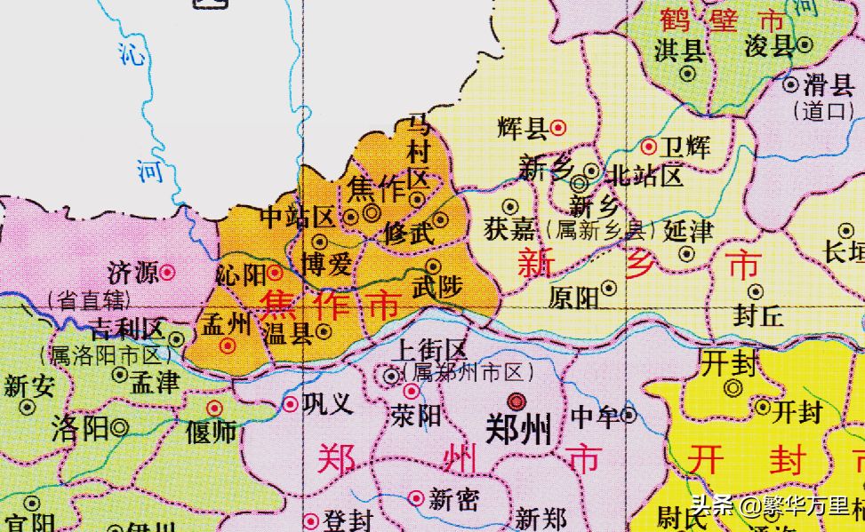 河南省的区划调整，17个地级市之一，焦作市为何有10个区县？