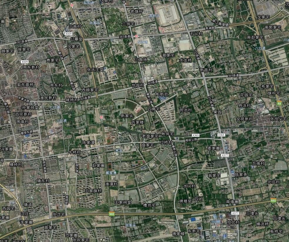 展望上海浦东的周浦东地区：虽然已明确属于主城区，却仍比较空旷