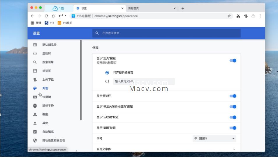 115浏览器 for mac(多功能网页浏览器)v24.1.0.13官方版