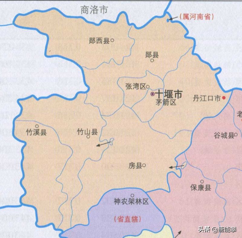 十堰3区郧阳、张湾、茅箭26镇最新人口、工业、土地