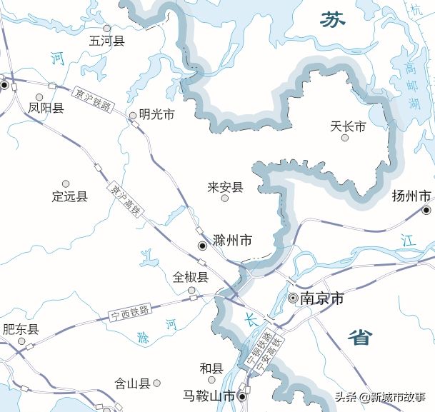 中国行政区划安徽省滁州市