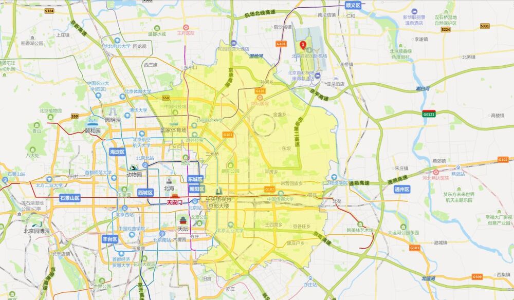 一口气搞懂：为什么北京首都国际机场地跨朝阳和顺义两个区？
