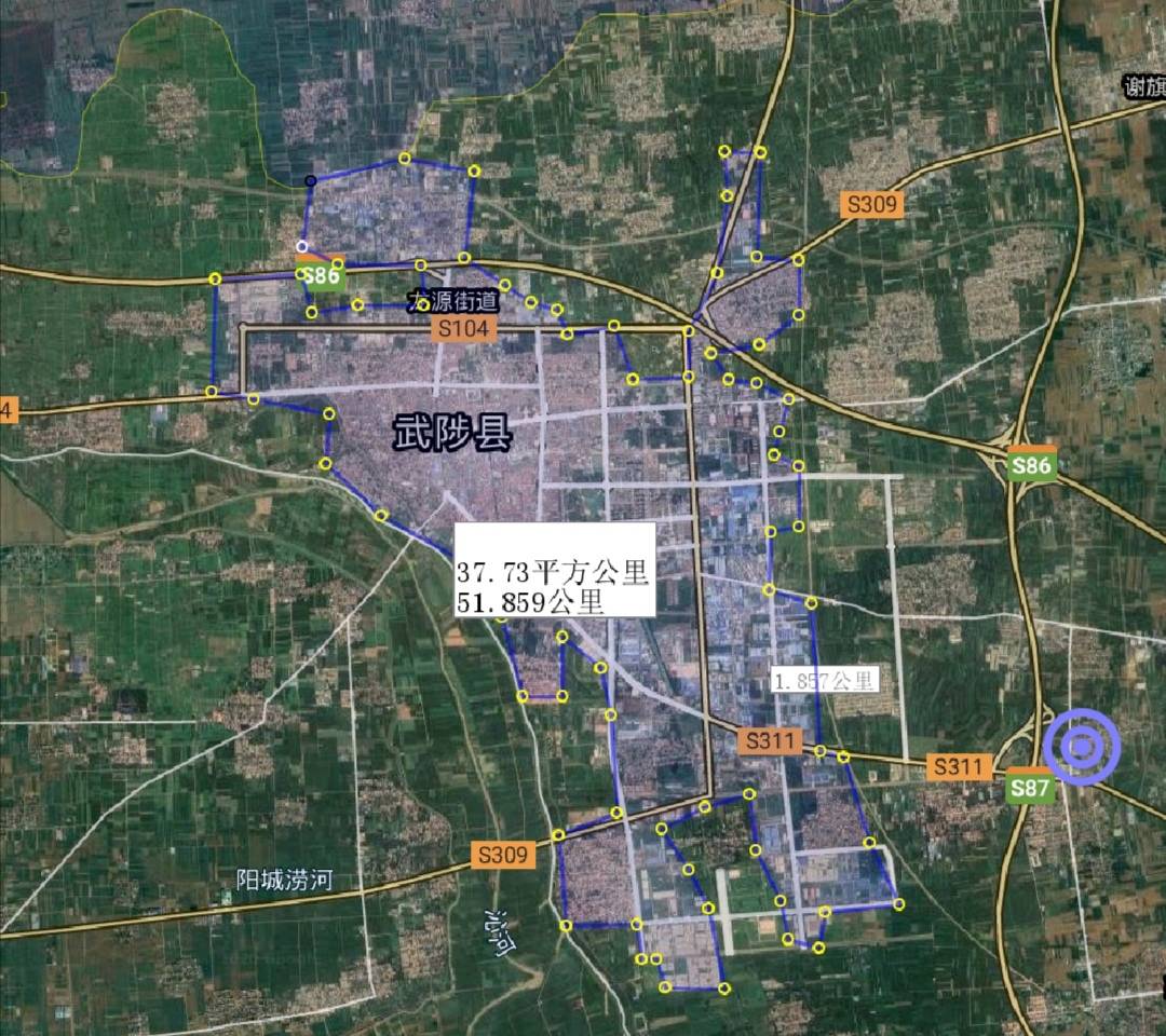 河南省焦作市建成区排名，山阳区最大，马村区最小，了解一下？
