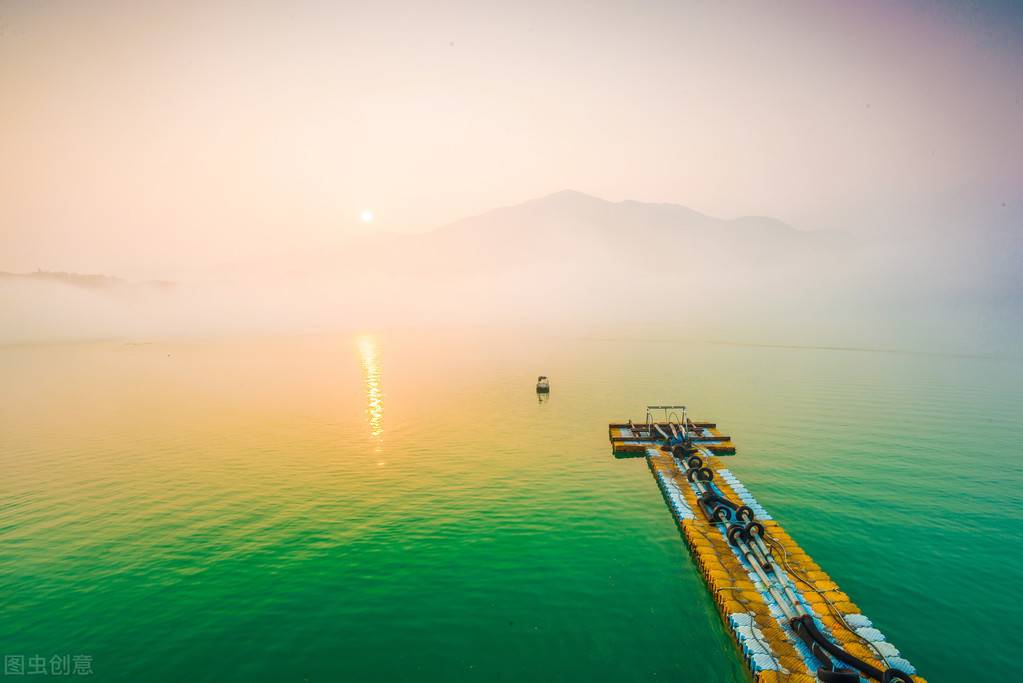 中国风景——宝岛台湾第一大淡水湖最美丽的景致：日月潭风光