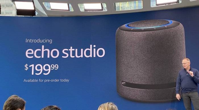 亚马逊发布高端智能扬声器Echo Studio：售199.99美元