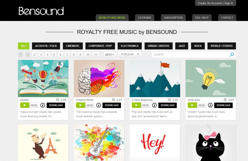 5个免费、高质量且无版权的音乐素材网站