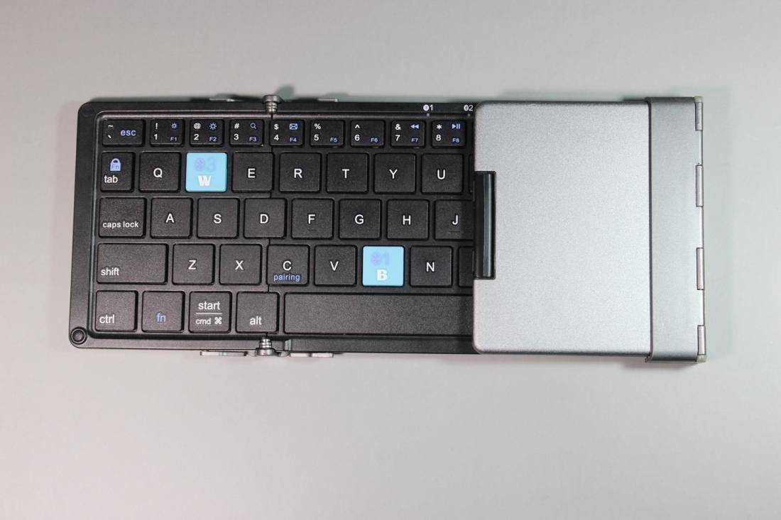 平板手机秒变生产力工具，B.O.W航世三折叠蓝牙键盘使用体验