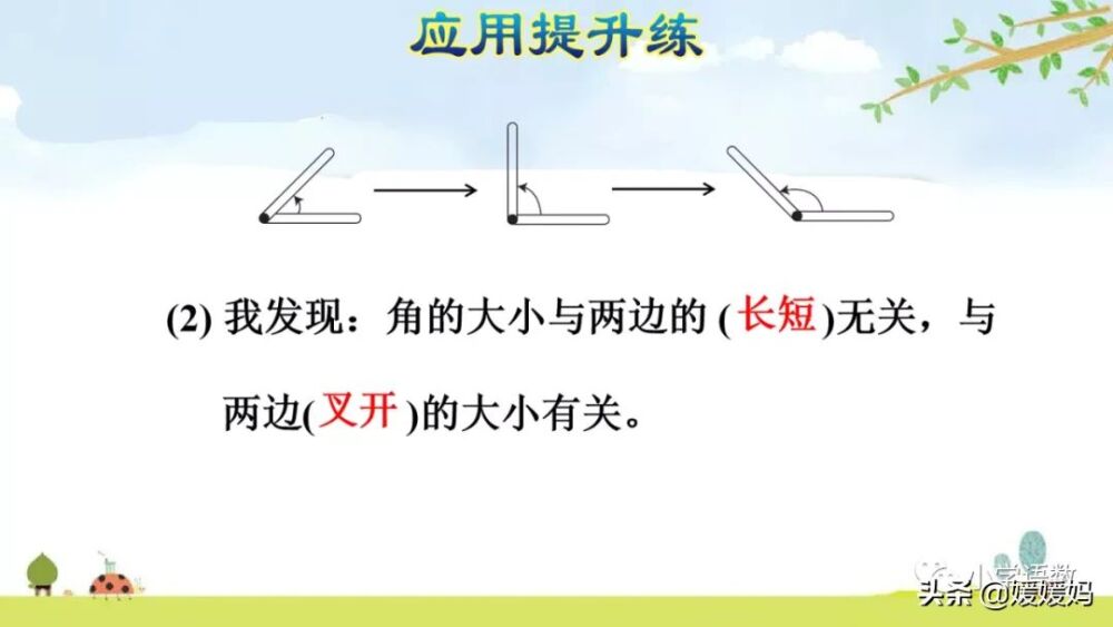 人教版二年级数学上册第3单元《认识角》课件及同步练习